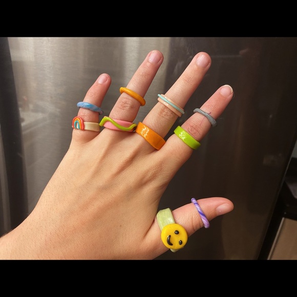 Clay Rings !! 💚✨ - Picture 3 of 4